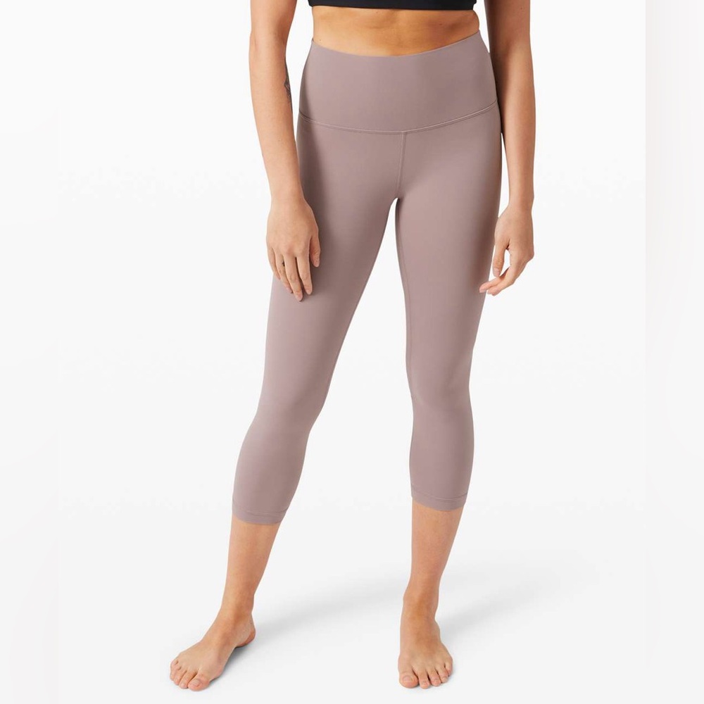 Lululemon Align Crop Leggings - Size 6 - Violet Verbena